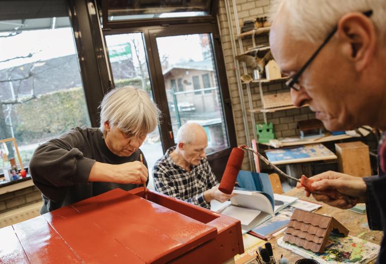 Samen werken in een activiteitencentrum