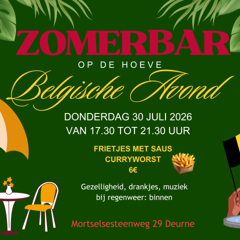 Zomerbar De Hoeve - Belgische avond